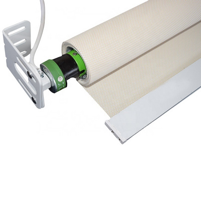 Persianas de ventana inteligentes de doble capa Blackout Zebra Roller Blind Wifi, persianas enrollables al por mayor