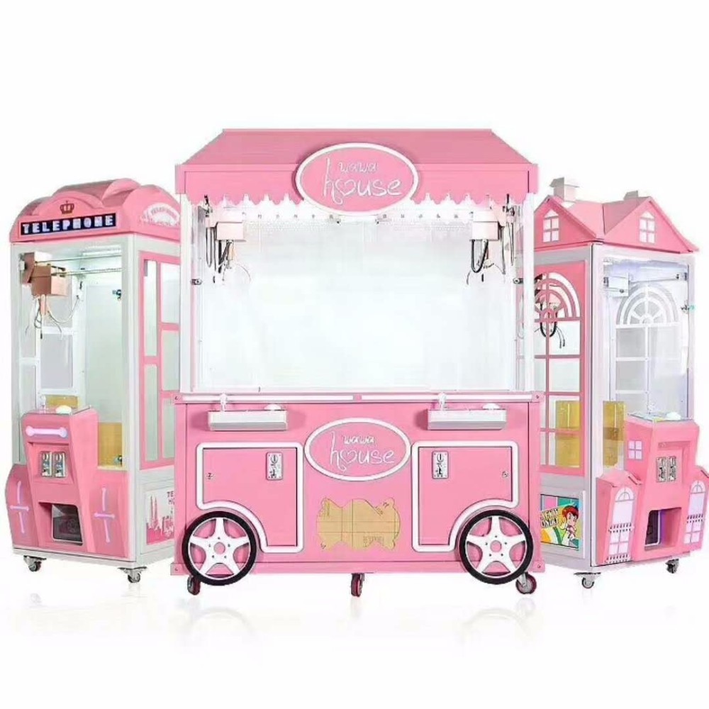 Amusement Park Hot Sale Toy Double  Cranes Claw Arcade  Vending Games Machines kits For Sale