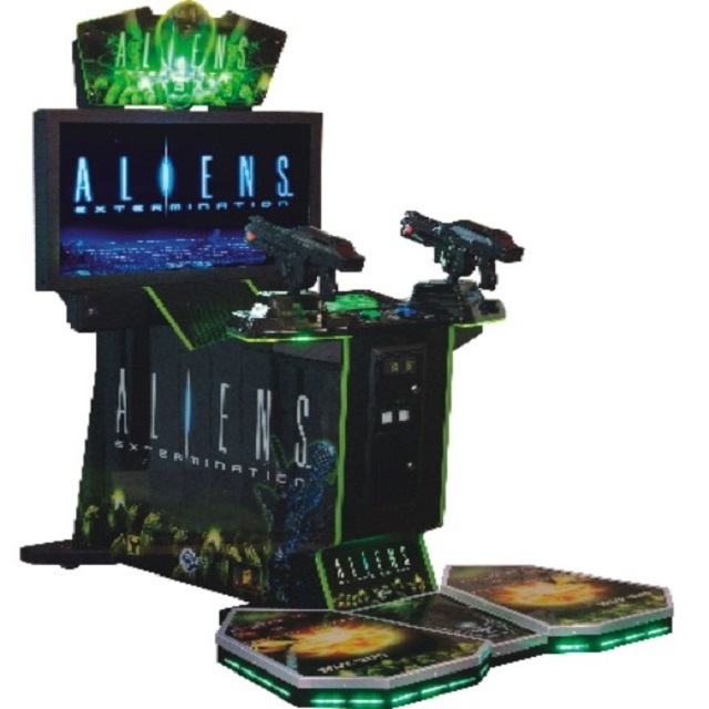 Indoor Amusement Alien shooting Gun arcade Video Simulator Arcade Game Machine For Game Shop Game Center Shopping Mall