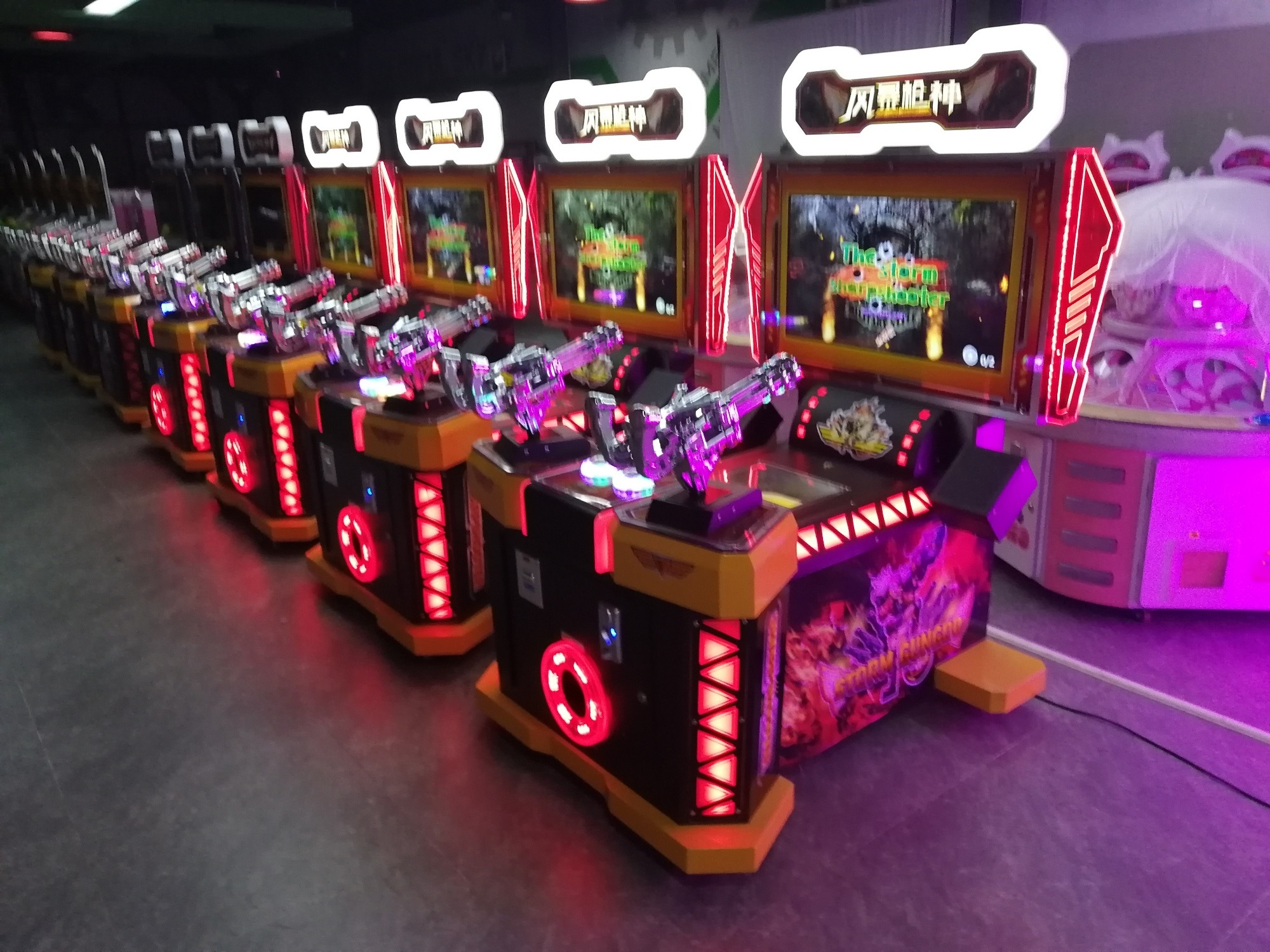 High quality coin operatd HD screen Storm gun gun shooting arcade video ticket game machine for sale