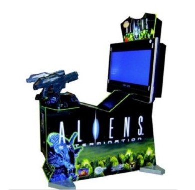 Indoor Amusement Alien shooting Gun arcade Video Simulator Arcade Game Machine For Game Shop Game Center Shopping Mall