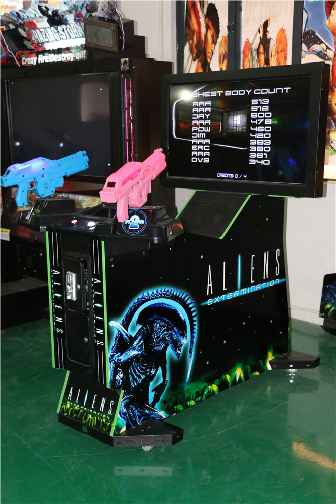 Indoor Amusement Alien shooting Gun arcade Video Simulator Arcade Game Machine For Game Shop Game Center Shopping Mall