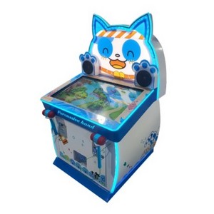 Indoor Sports Amusement Park Coin Operated 2 Players Cat children hammer hitting Video game for kids machines sale