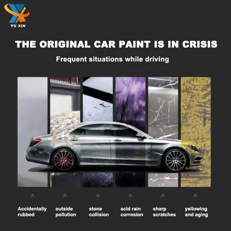 PPF-U Self-Healing Good Stretchability 60 Inches*50Ft Tph-6.5Mil Paint Protection Film