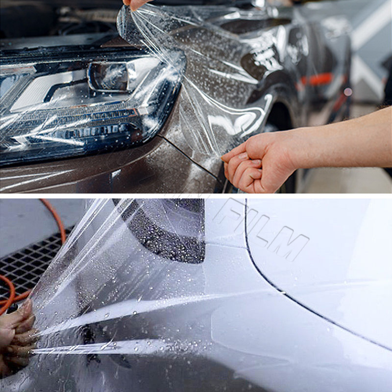 3 Years Warranty Glossy Self Adhesive Wrap Vehicle Auto-repaired Anti Scratch Car Body Clear Paint Protection TPU TPH PPF Film