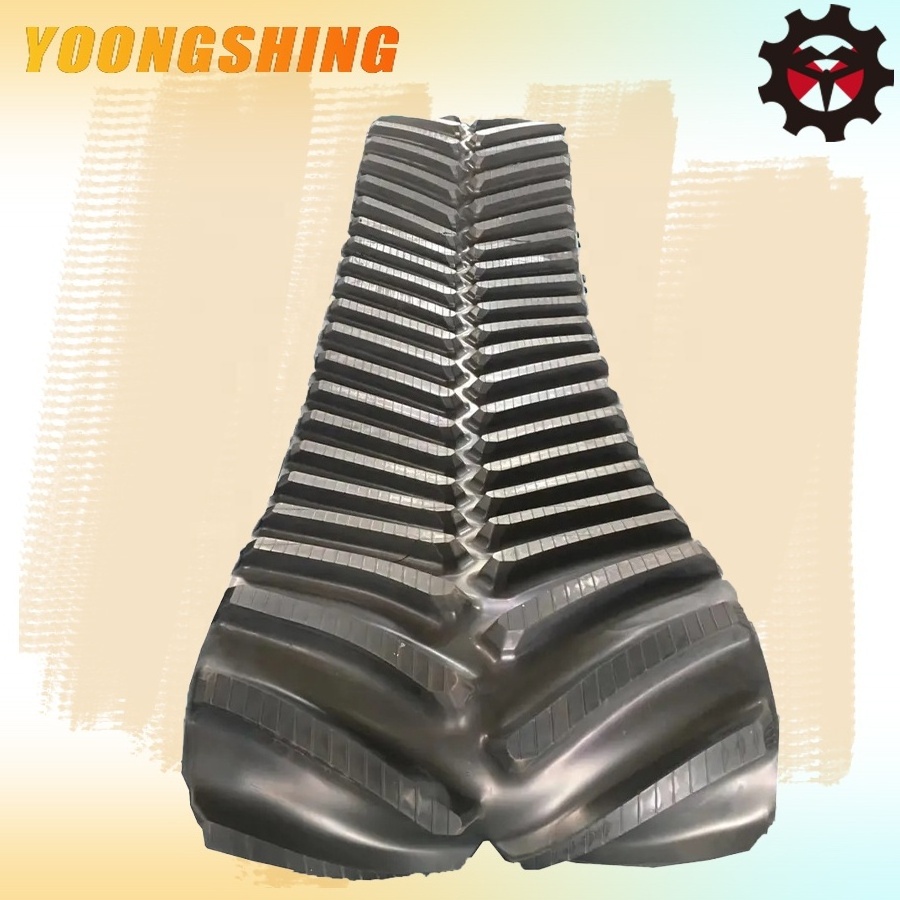 YOONGSHING automation excavator Undercarriage part rubber track