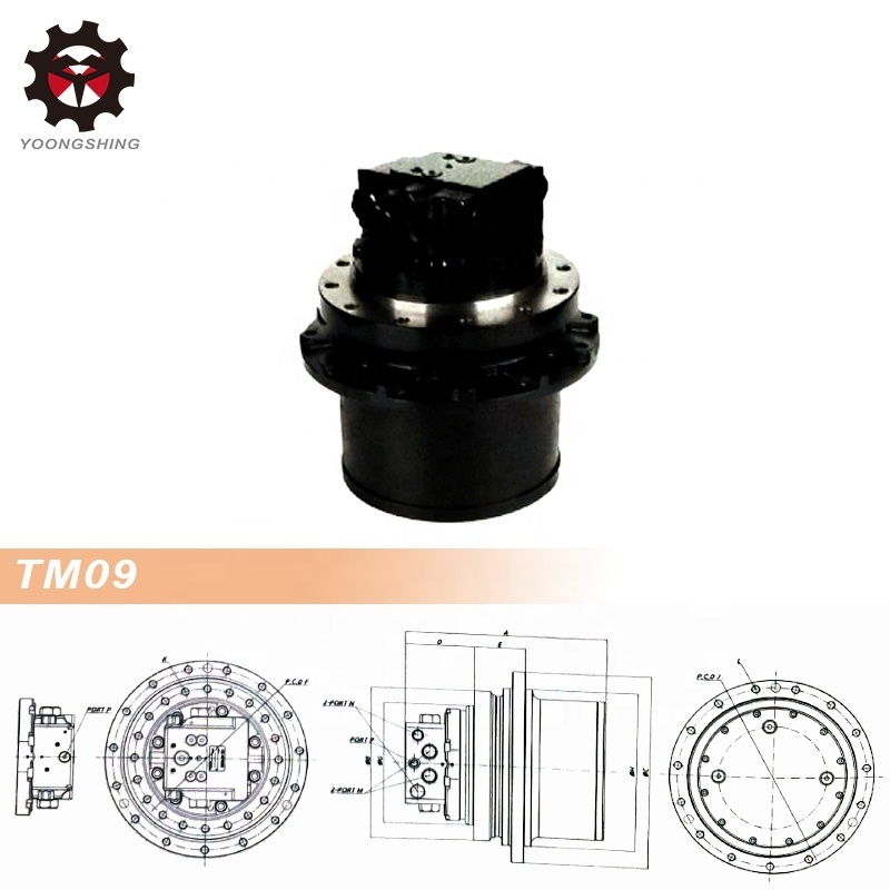 YOONGSHING travel motor final drive for Doosan for Daewoo for Case for Kubota for Takeuchi  for Kato mini small large excavator