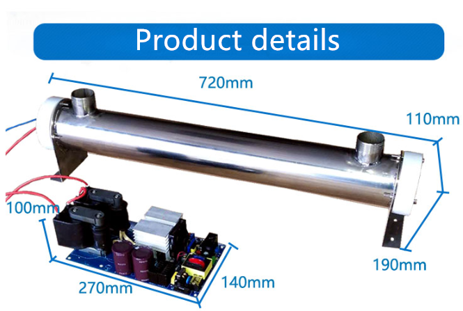 80G Pipeline Type Ozone Generator Spare Parts