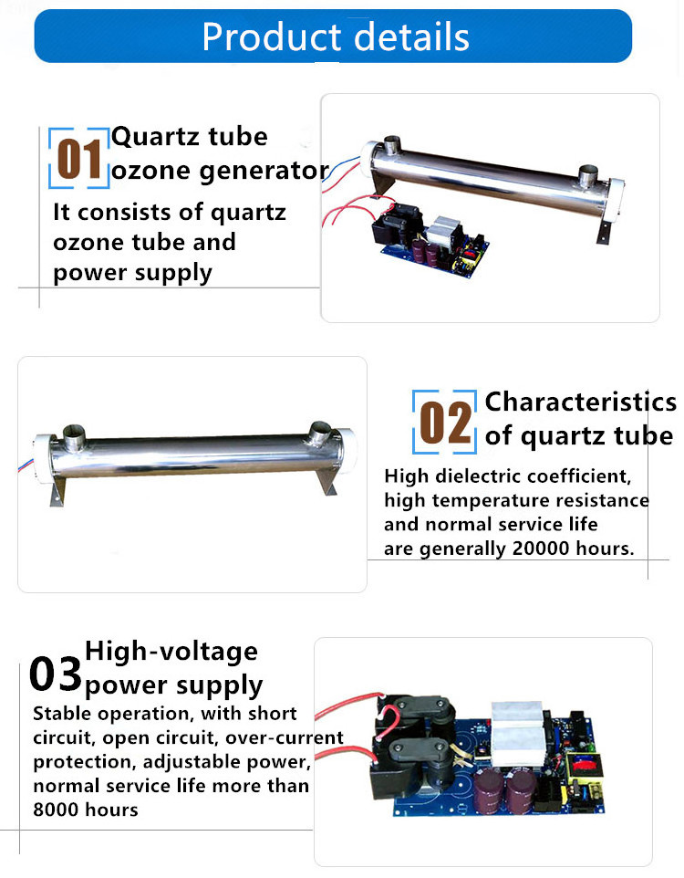 80G Pipeline Type Ozone Generator Spare Parts