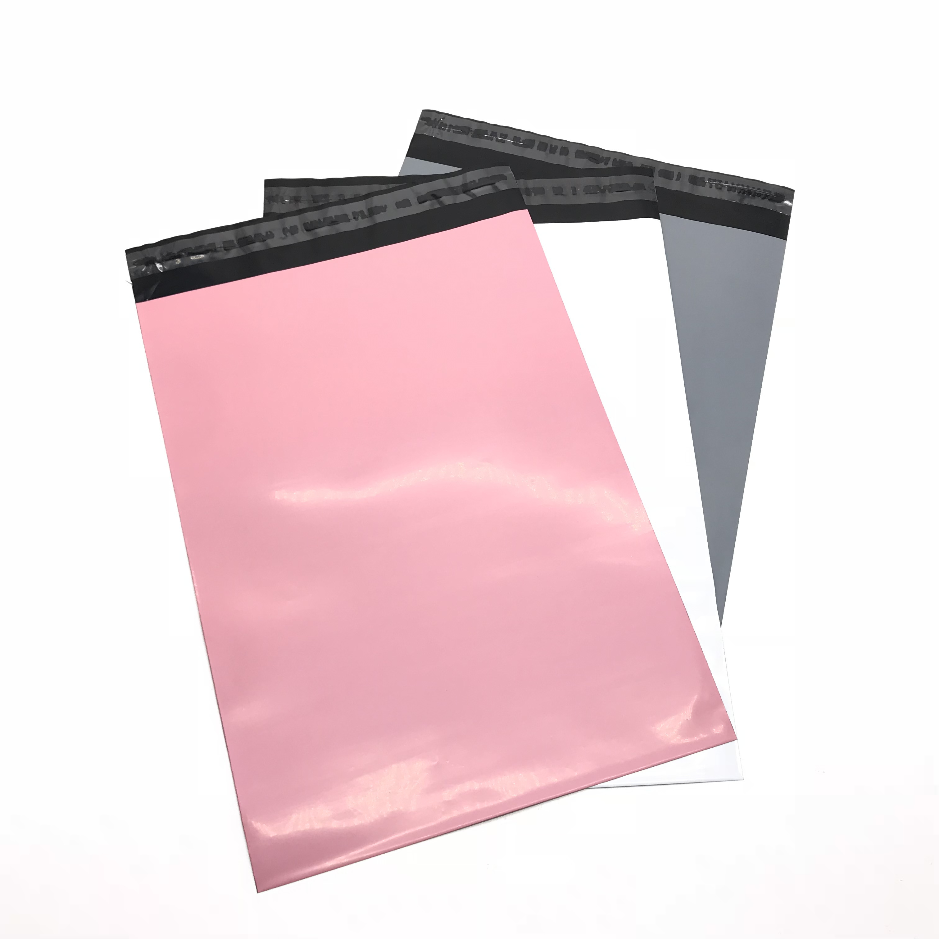 Strong destructive adhesive glue plastic mailer bags printed poly bag for mailing mailbags