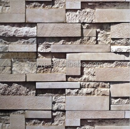 Hot Sale Art Brick Wallpaper Bar Studio 3D Stone Wallpaper