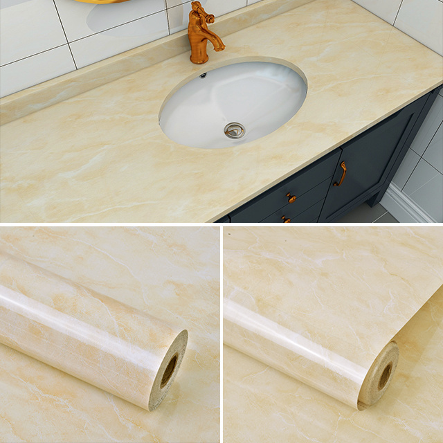 Marble Contact Paper Countertop Self Adhesive Gray Decorative Contact Wallpaper Waterproof