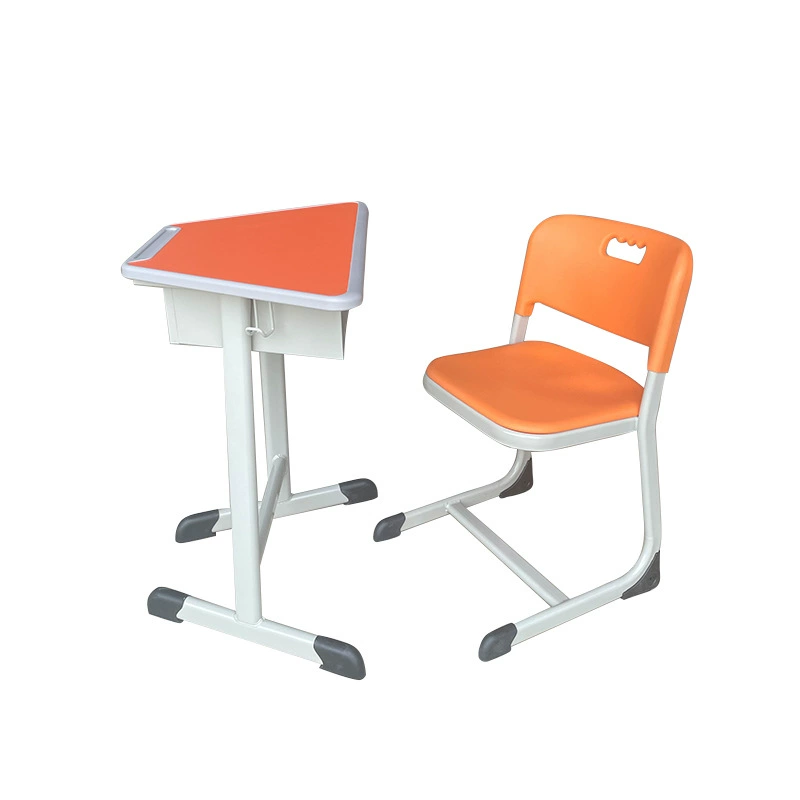 Ergonomic Rectangular Table And Chair Combination School Table Benches For Teaching And Training