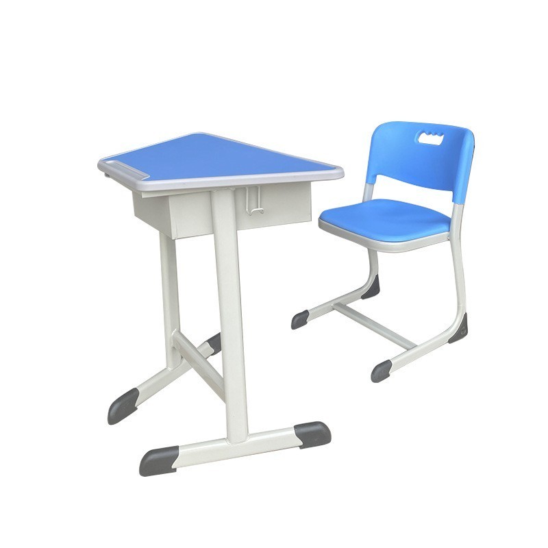 Ergonomic Rectangular Table And Chair Combination School Table Benches For Teaching And Training