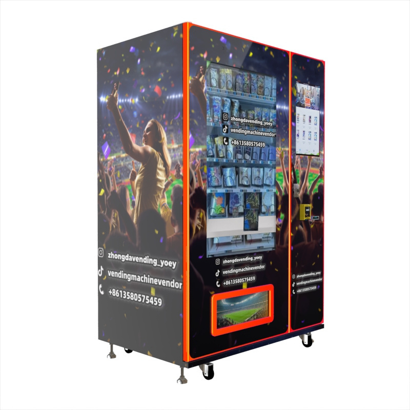 Digital screen TCG Cards vending machine trading cards vending machines with customized design and wrapping