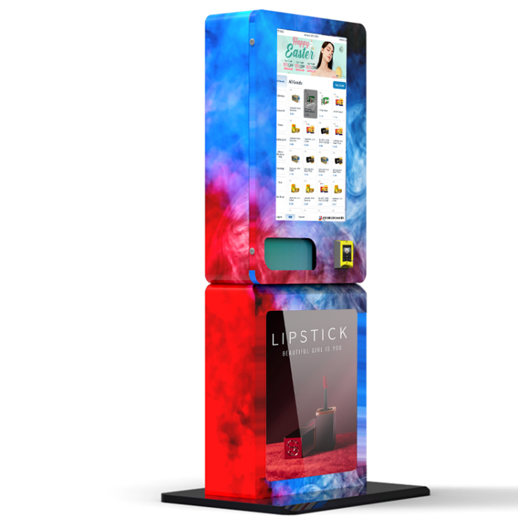 Zhongda Combo Vending Machine by Zhongda CBD Perfume ID Card Machine with Age Verification outside Expanded Vending Machines