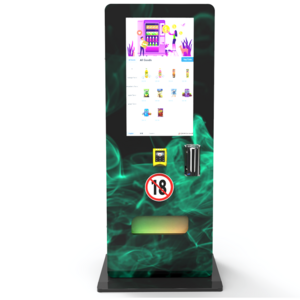 OEM custom hotel night bar shopping mall self service 32inch touch screen stand vending machine with age check