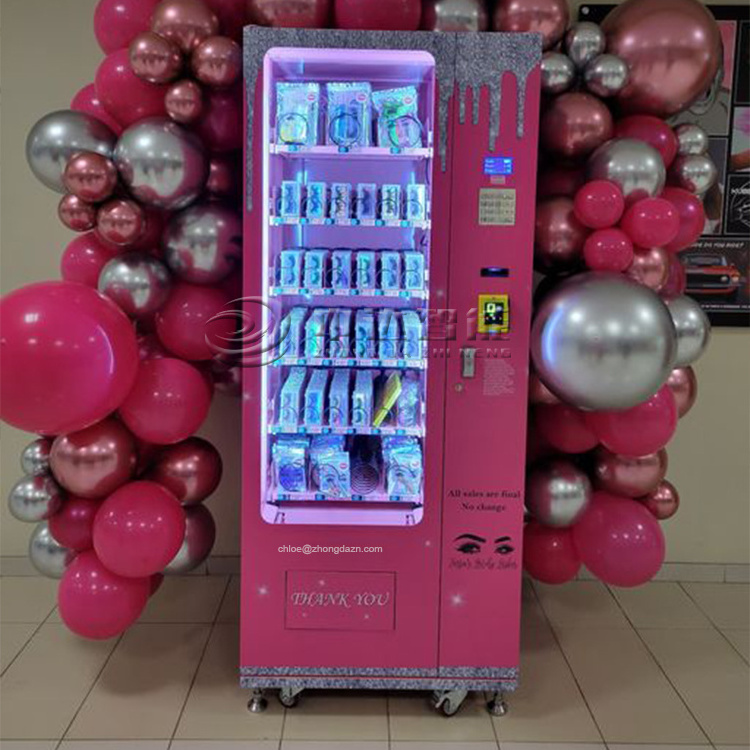 Zhongda Customized  Wrap Small Snack and Lash Vending Machine with Credit Card Payment System