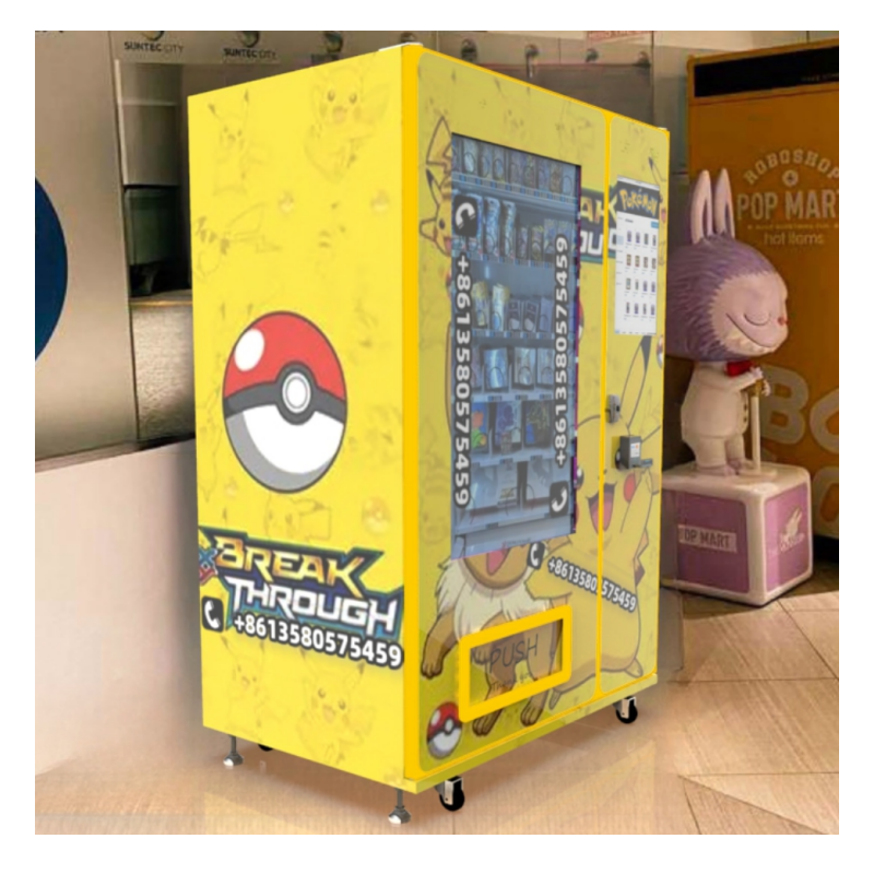 PPokemon card vending machine tattoo vending machine sticker vending machine for trading cards