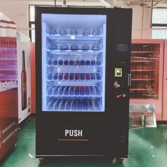 Ultra strong outdoor vending machine for foods and drinks 	snack vending machines