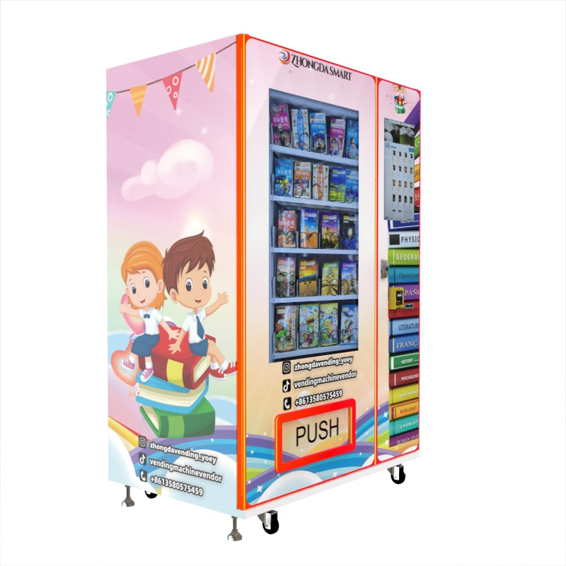 library book food snack sales vending machine Book Vending Machine With Lcd Screen Magazine with elevator