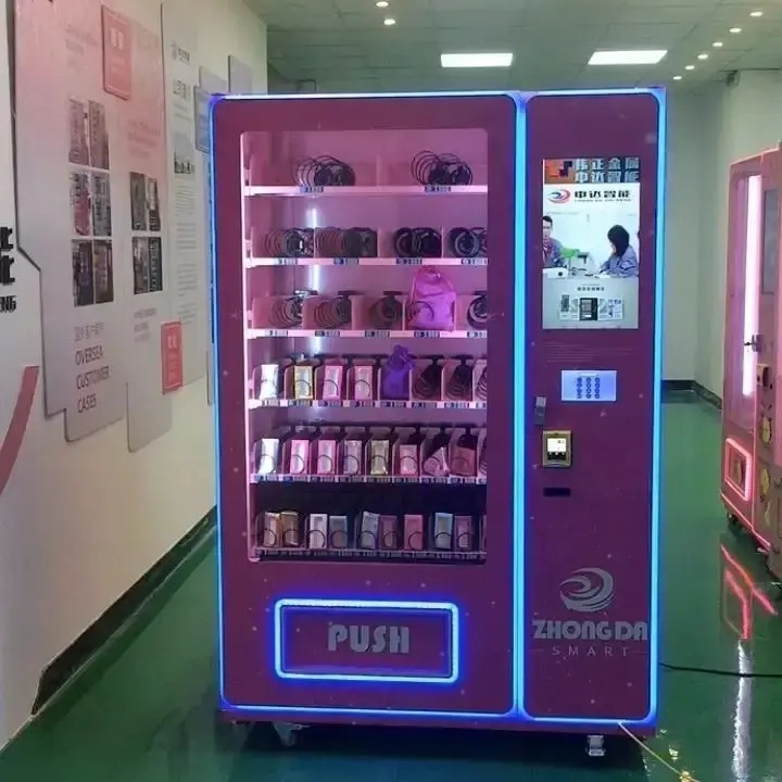 OEM customized electronic automatic 24 hours self service cosmetics beauty product vending machine for outdoor