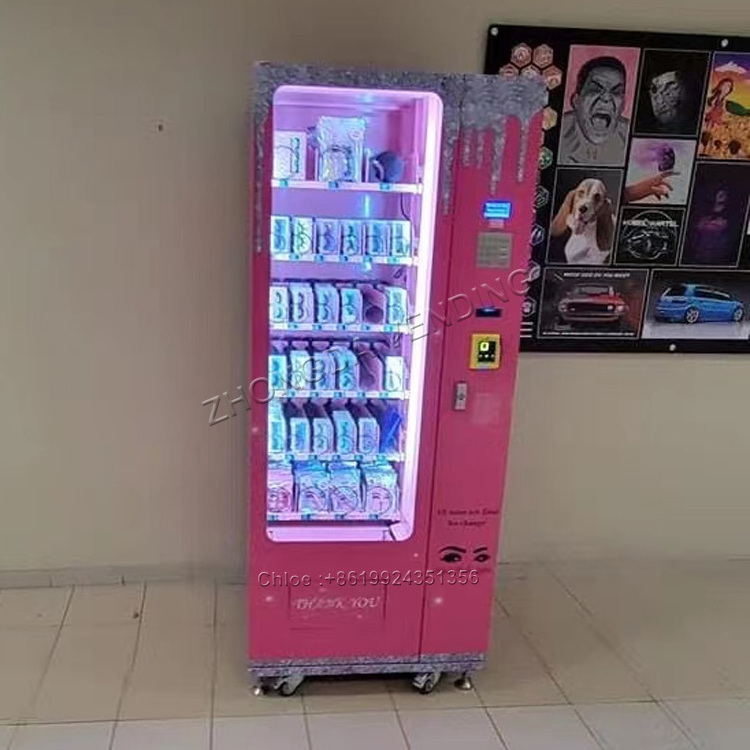 Zhongda Customized  Wrap Small Snack and Lash Vending Machine with Credit Card Payment System