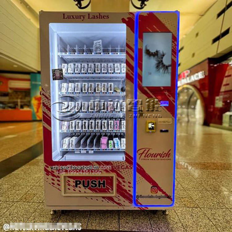 Zhongda vending machine supplier stainless steel vending machines peanut vending machine with qr