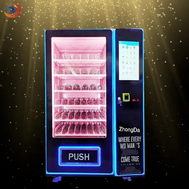 2023 trend product high tech smart 21.5inch touch screen shopping mall beauty vending machines for sale