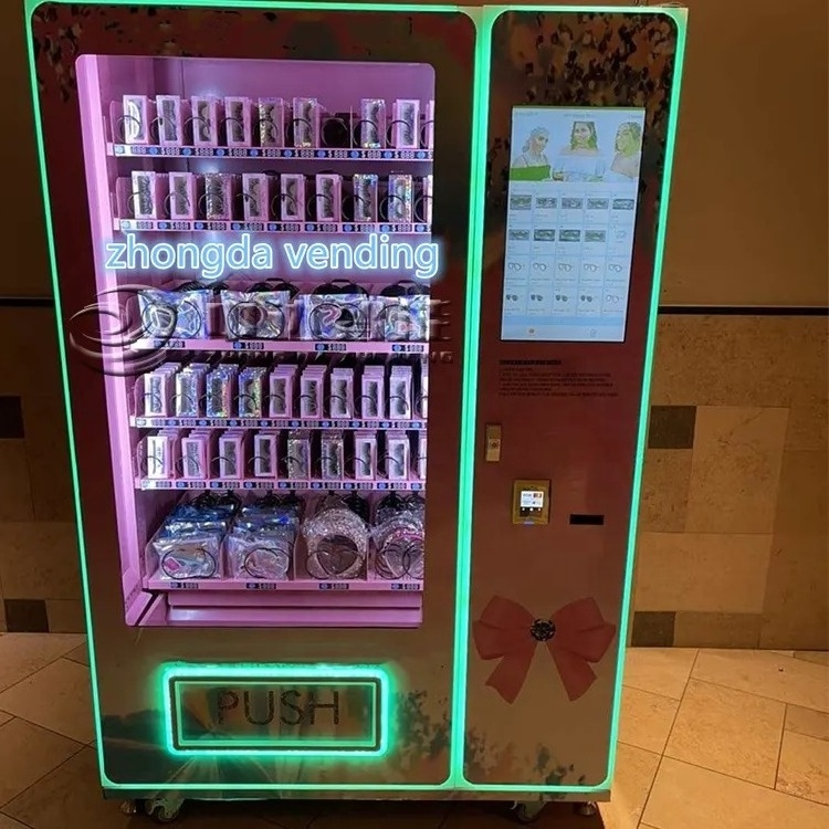 2023 trend product high tech smart 21.5inch touch screen shopping mall beauty vending machines for sale