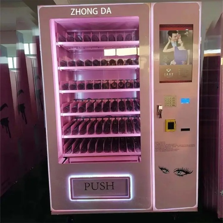 Export europe popular large capacity 21.5in touch screen beauty product vending machines for sale