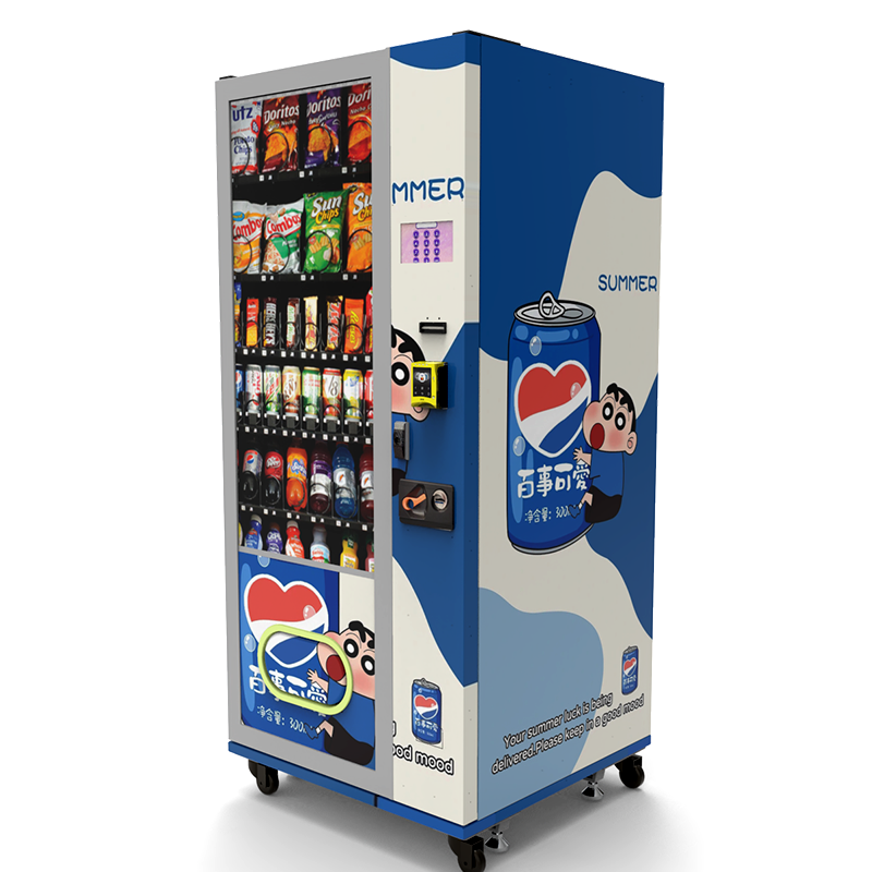 Food and Drink Vending Machine with QR Code Coin Token Payment System and SDK Function trading card vending machines