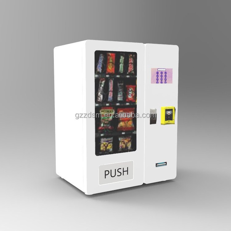 Zhongda New Model Tabletop Mini Snacks Vending Machine With Cash Payment