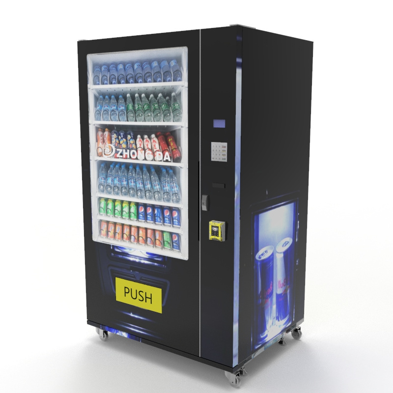 Zhongda Customized Drink Snack Vending Combo Vending Machine Snack Maquina Expendedora