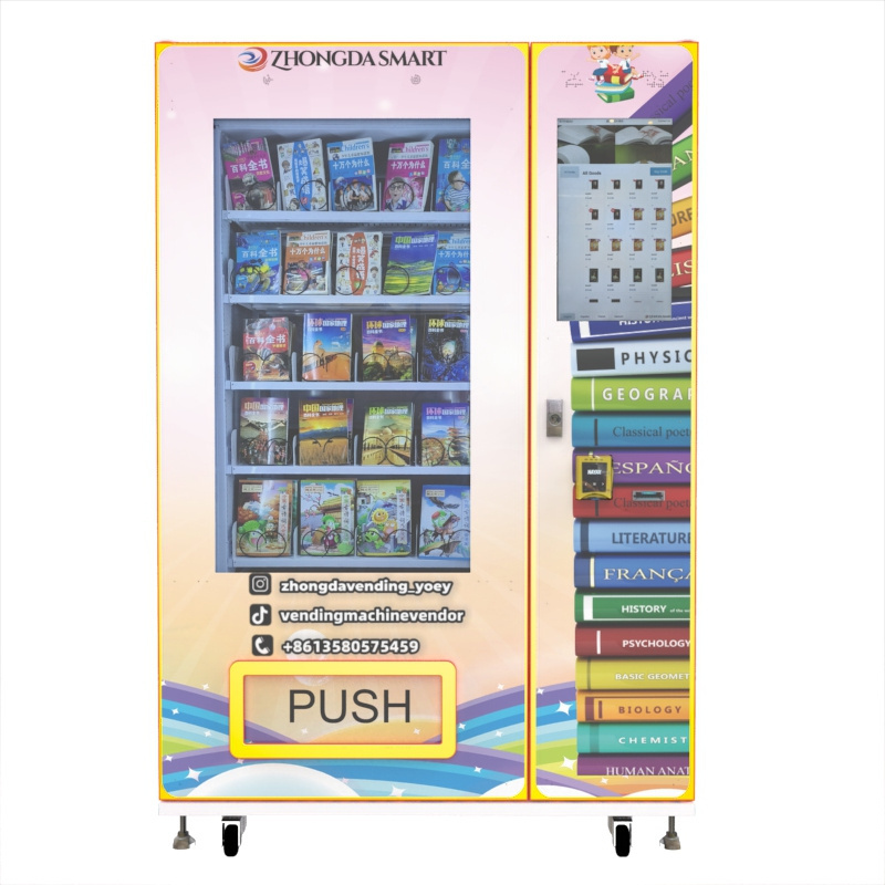 Hot Sale intelligent card reader stationary books pen vending machine large book combination vending machine