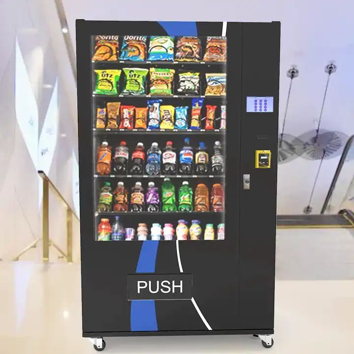 Ultra strong outdoor vending machine for foods and drinks 	snack vending machines