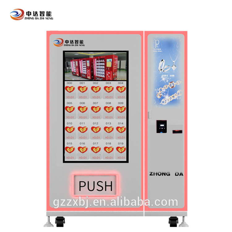 Popular private label Led display screen dispenser Wifi oem cash toouch screen coin cuombo custom vending machines