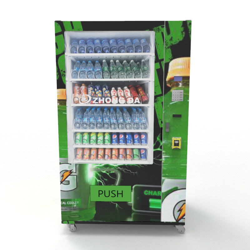 Zhongda Customized Drink Snack Vending Combo Vending Machine Snack Maquina Expendedora