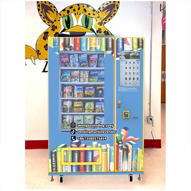 library book food snack sales vending machine Book Vending Machine With Lcd Screen Magazine with elevator