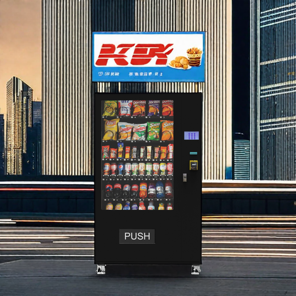 Germany Standard Outdoor Alcohol and Snack Vending Machine with Canopy