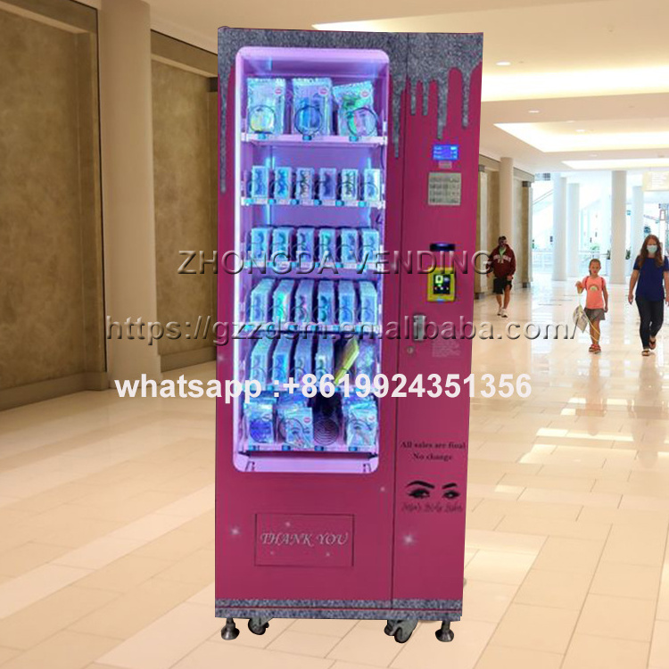 Zhongda Customized  Wrap Small Snack and Lash Vending Machine with Credit Card Payment System