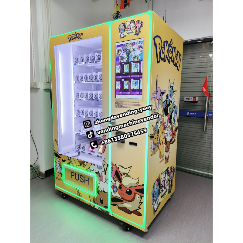 Custom Design LED screen game card Vending Machine trading card vending machine sport card vending machine with elevator