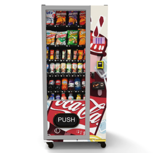 Food and Drink Vending Machine with QR Code Coin Token Payment System and SDK Function trading card vending machines