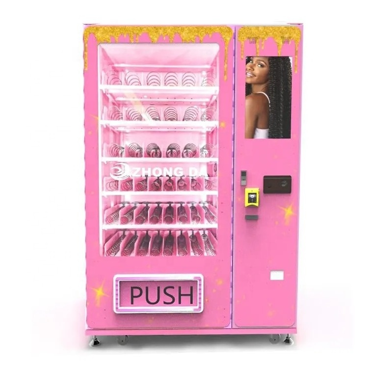 2023 trend product high tech smart 21.5inch touch screen shopping mall beauty vending machines for sale