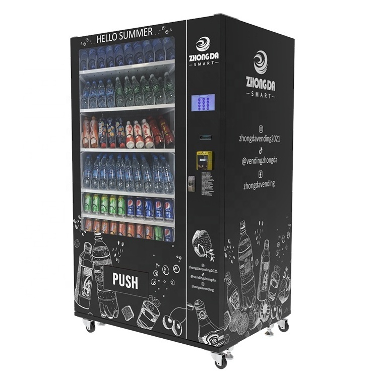 combo vending machine cup noodle vending machine for foods and drinks