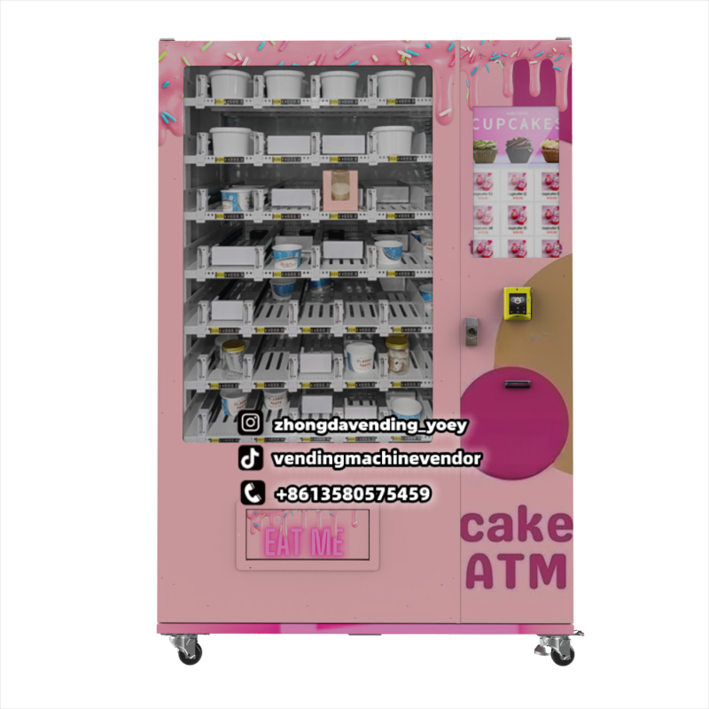 Refrigerated Cake Vending Machine Food Cupcake Vending Machine For Sale Cake Vending Machine With Elevator