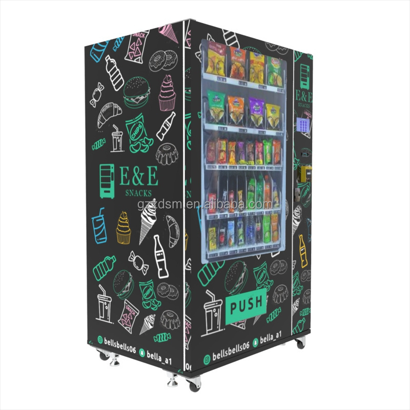 Small Business Vending Machine with QR Code Coin Token Payment System and SDK Function trading card vending machines