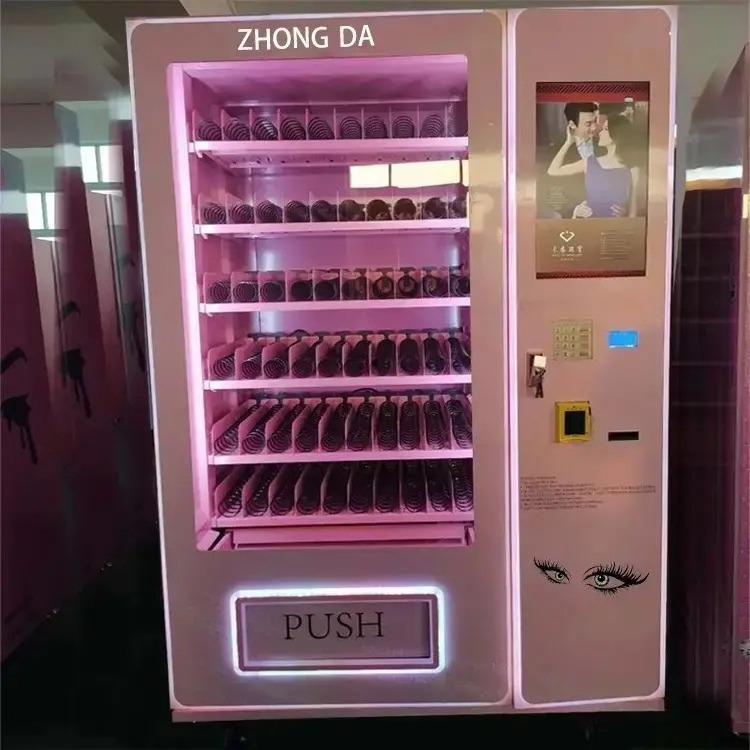 OEM customized electronic automatic 24 hours self service cosmetics beauty product vending machine for outdoor