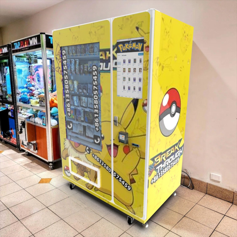 PPokemon card vending machine tattoo vending machine sticker vending machine for trading cards