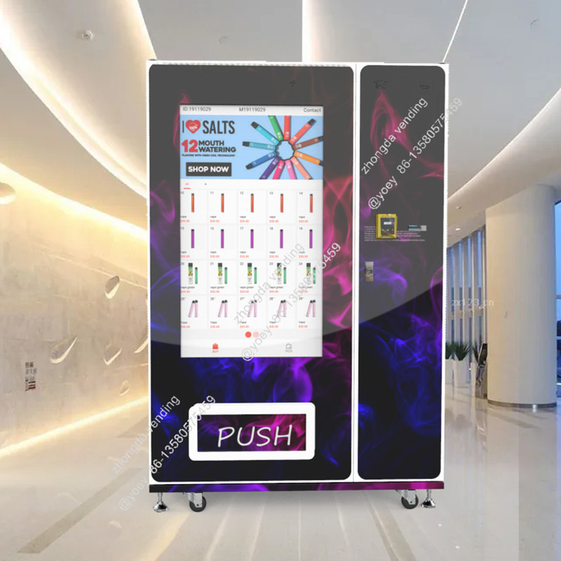 Zhongda DIgital  QR code payment  smart full big screen vending machine